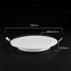 Panel wpuszczany downlight V-TAC 18W LED CREE CHIP okrągły 220x28mm VT-61018CCT 3000K-4000K-6500K 1980lm 6 lat gwarancji